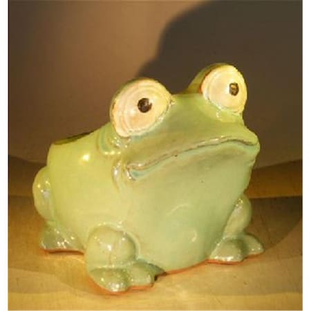 Parche 7 x 9 x 7.5 in. Frog Planter, Light Blue PA2529776